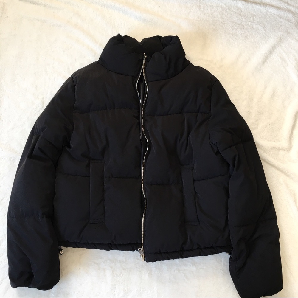 Divided H&M Black Puffer Jacket